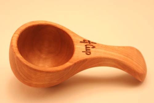 Coffee Scoop 1.5 Teaspoon Half Tablespoon Measuring Spoon Hand Carved in  Black Walnut Wood Long Handle 